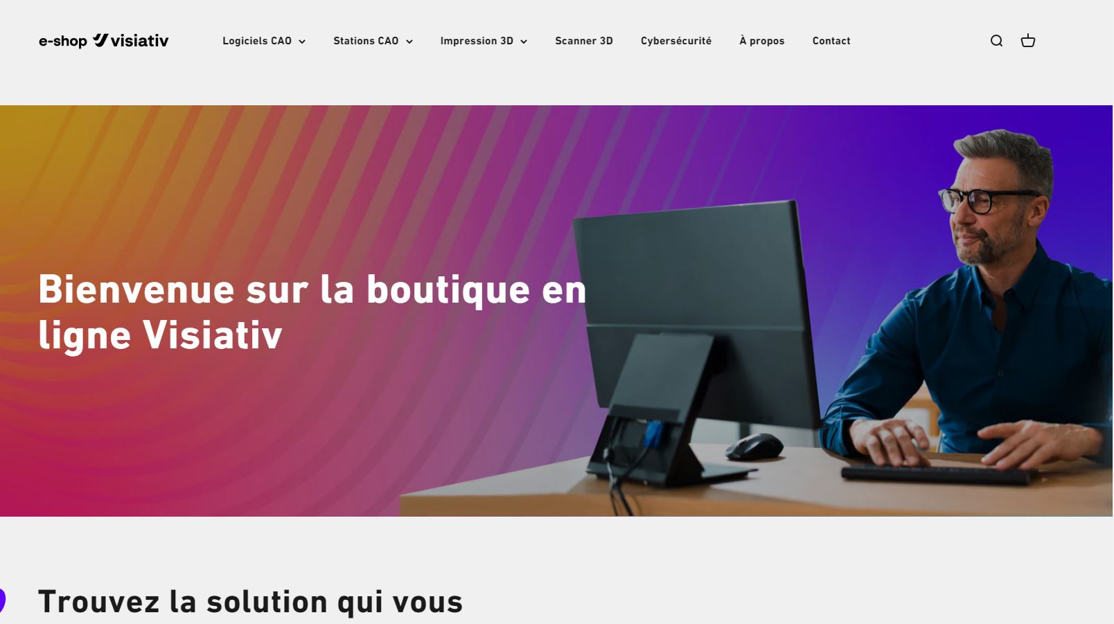 Visiativ Shop : solutions CAO Professionnelles et Transformation Digitale 1 solutions CAO